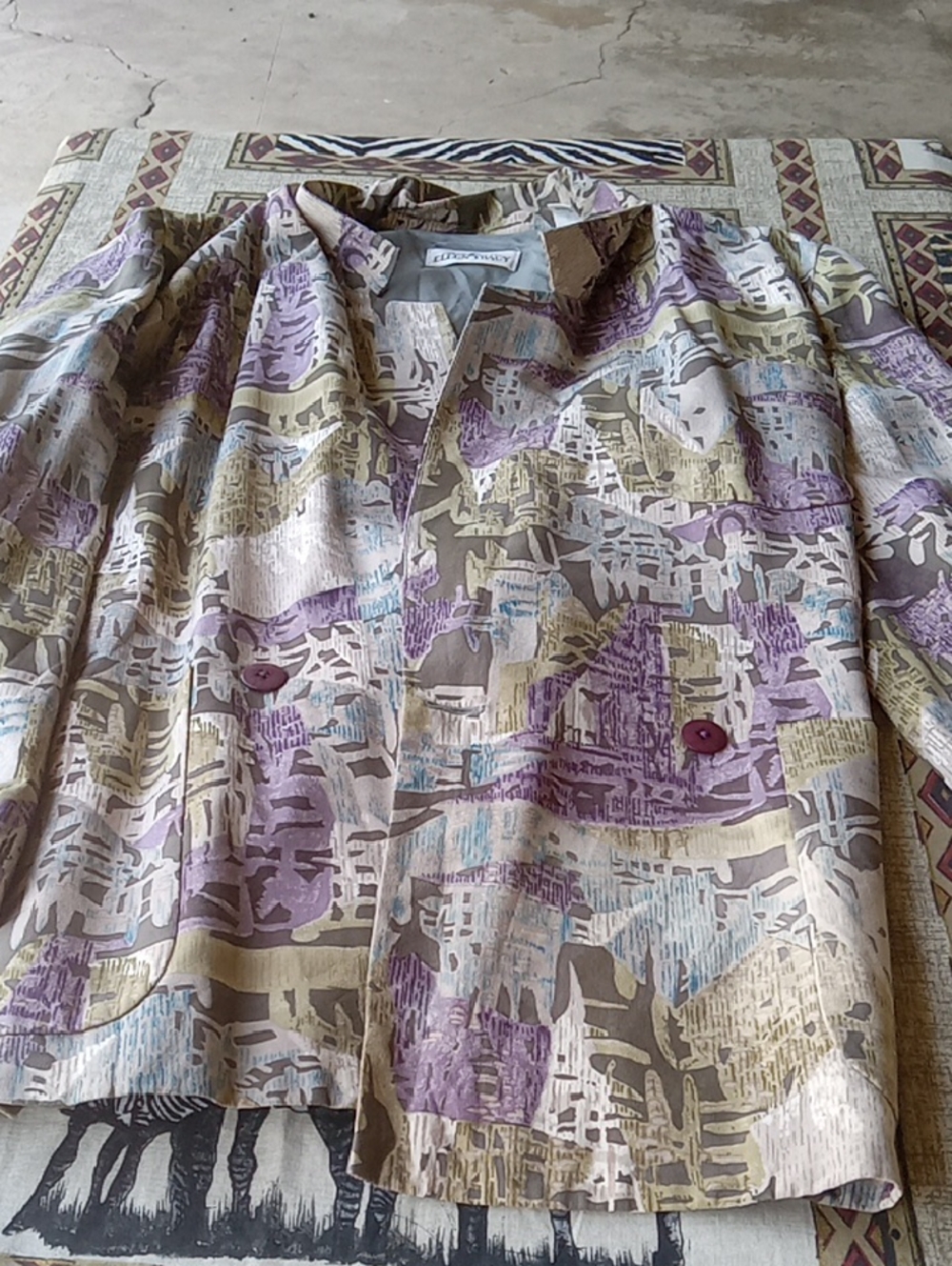 ELLEN TRACY SILK JACKET